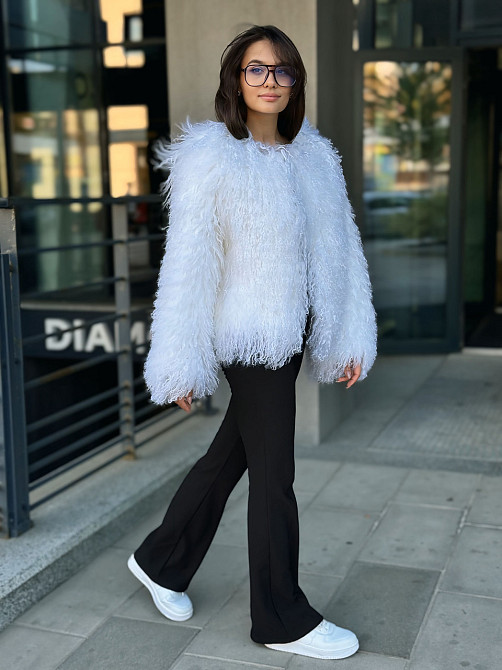 Шуба з лами Білий 46/48 Харків - фото 6