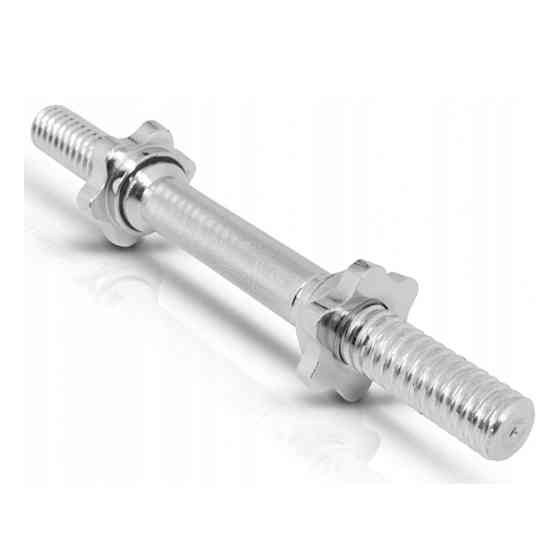 Гриф гантельный SC-8054, 35 см, 25 мм Винница