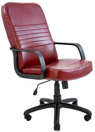 Офисное Кресло Руководителя Richman Prius Zeus Deluxe Bordo Пластик М1 Tilt Бордовый Киев