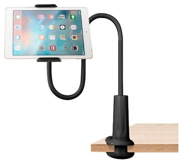 Тримач для телефону і планшета з кріпленням до столу чорний Вінниця - фото 4