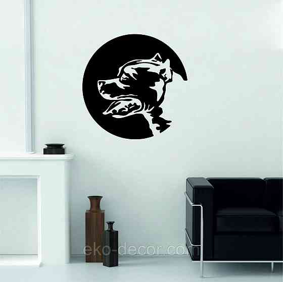 Декоративне настінне Панно «Стафф», Декор на стіну 90*90 см, Чорний Київ