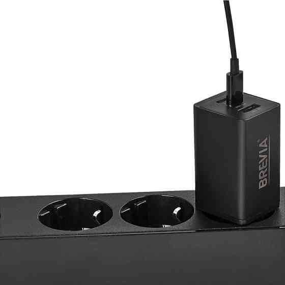 Сетевое зарядное устройство Brevia ePowerGaN PD65W 2xUSB-C+USB-A черный Львов