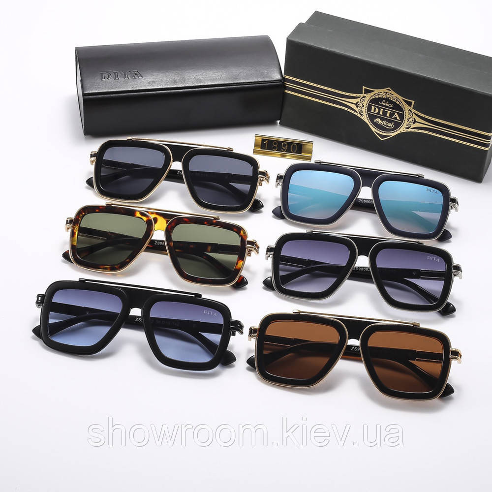 Мужские солнцезащитные очки Dita (98082) silver Киев - изображение 2