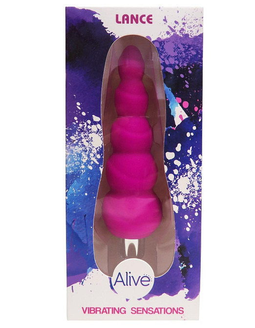 Анальный вибростимулятор Alive Lance, силикон, макс. диаметр 2,9см (предпоследний шарик) Sex Aura Киев - изображение 2