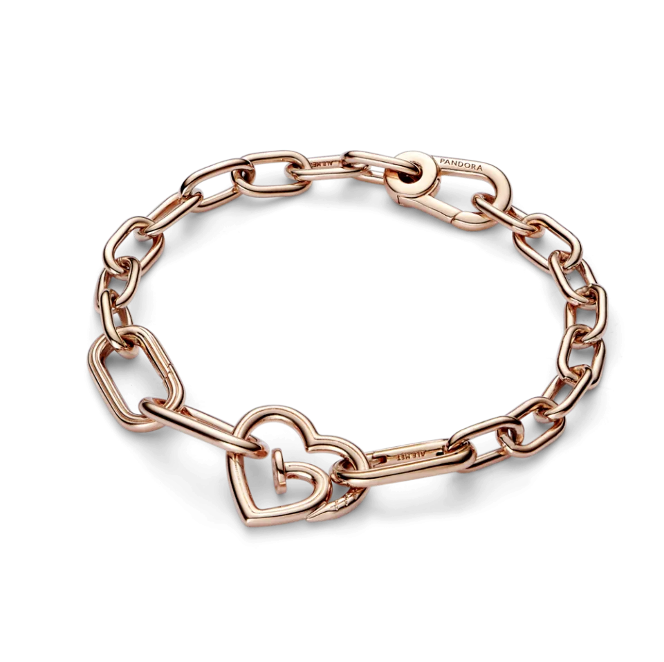 Срібна ланка для стилізаціїдля браслетів Пандора Мі  "Серце-цвях" 782530C01 MasterSem Київ - фото 3