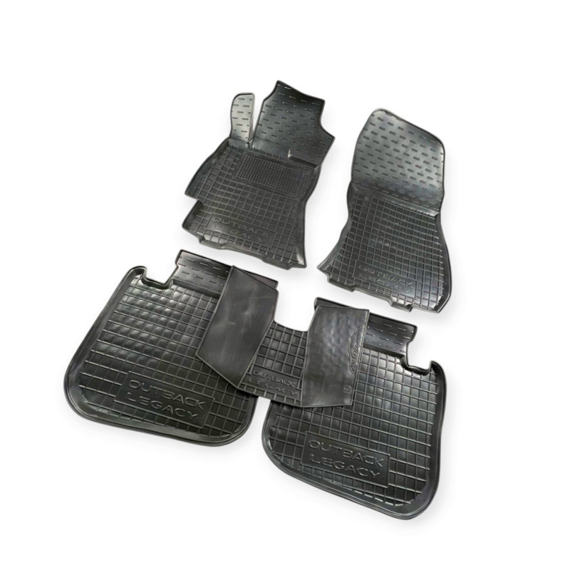 Коврики Субару legacy, outback 2010-2014 борт 2,5см, с перемычкой салона Мукачево - изображение 1