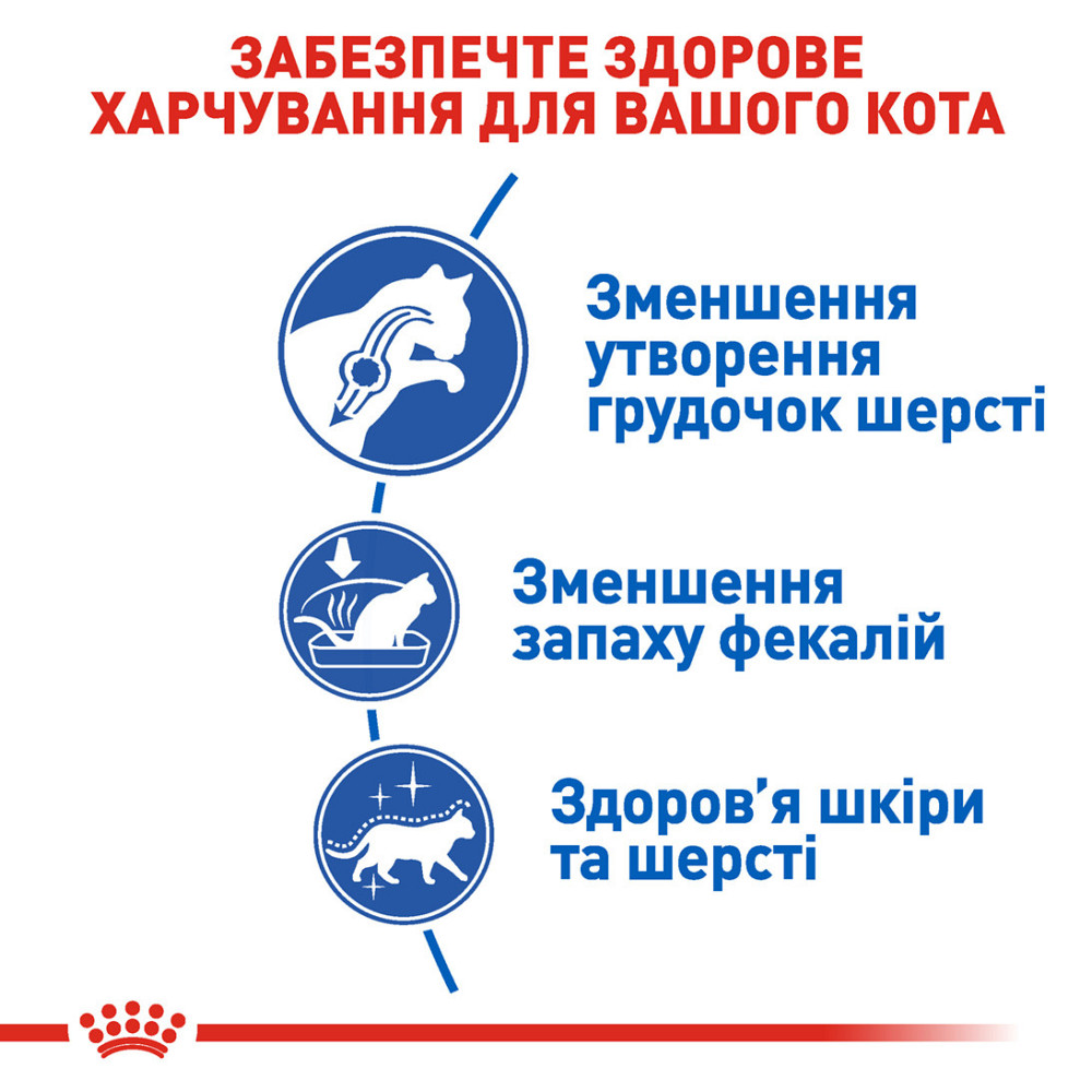 Корм для домашніх довгошерстих котів ROYAL CANIN INDOOR LONGHAIR 2.0 кг Київ - фото 3