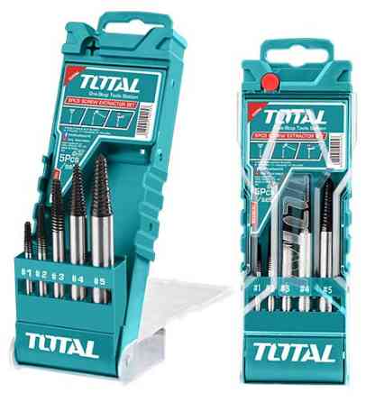Набір для вилучення шурупів TOTAL TACSE0056 5шт. (6482061) Київ