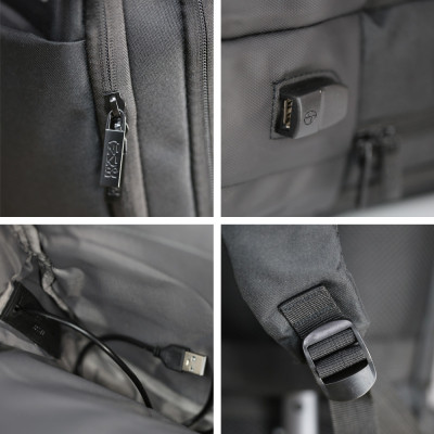 Рюкзак туристический NikiBo Scout 20л чорний (30012205-01) Винница - изображение 4