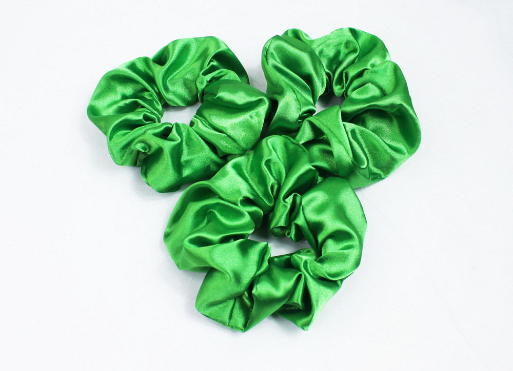 Резинка для волос атласная Светло-Зеленый Харьков - изображение 2