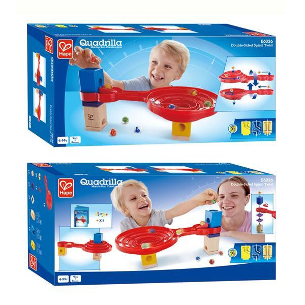 Набір для лабіринту конструктора Hape Quadrilla Двостороння спіраль (E6026) Харків - фото 16