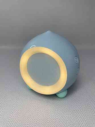 Б/в Будильник-нічник Peach Smart Alarm Clock з LED-підсвіткою, проєктором, цифровим годинником, акумуляторний, дитячий Київ