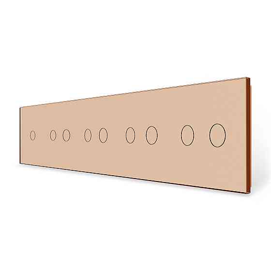 LIVOLO Рамка 5-постова для одного 1-сенсорного та чотирьох 2-сенсорних вимикачів (1-2-2-2-2) LI Коломия