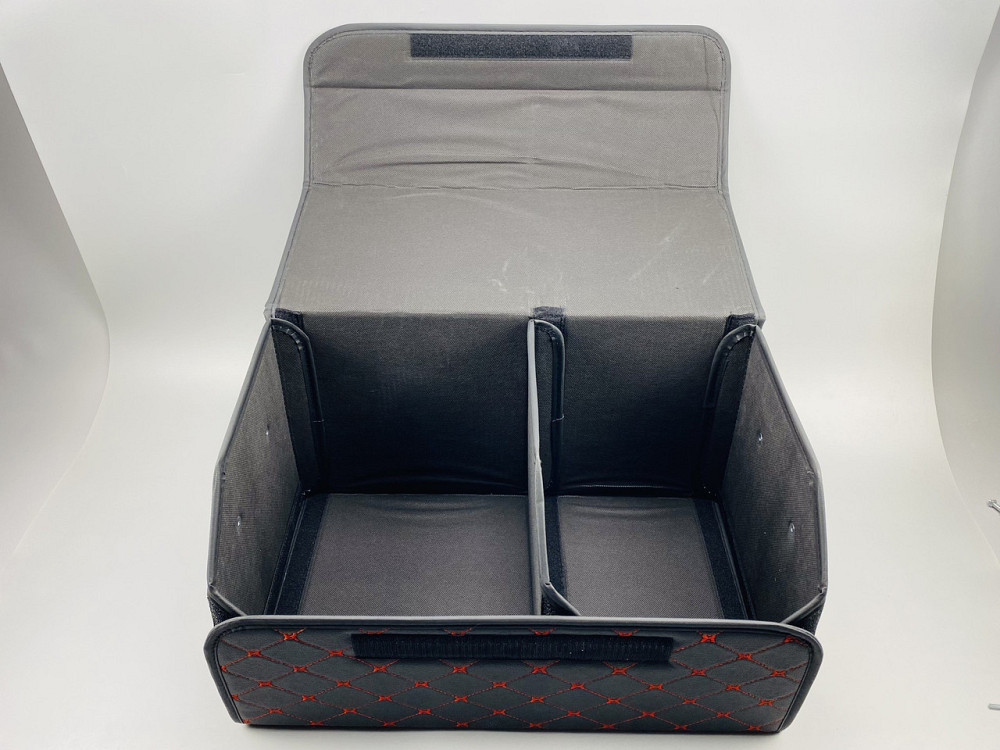 Автомобільний органайзер для зберігання сумка багажник, Органайзер для авто екошкіра преміум складаний Мукачево - фото 7