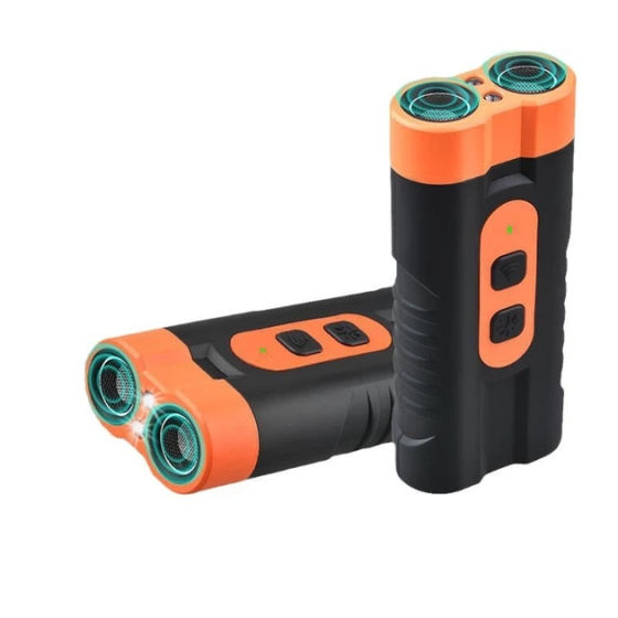 Ультразвуковой отпугиватель собак Ultrasonic DR007 с фонариком Type-C Черный Винница