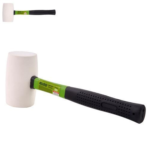 Alloid. Киянка гумова 680г, біла з ручкою із фібергласу Одеса - фото 1