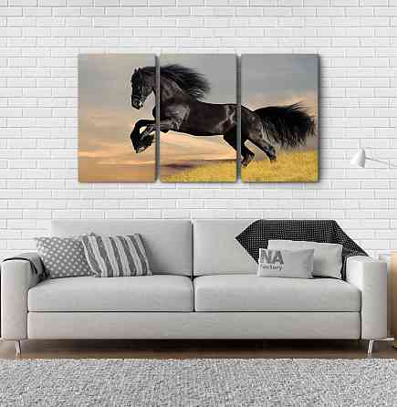 Модульна картина Кінь Аrt-87_3А Київ