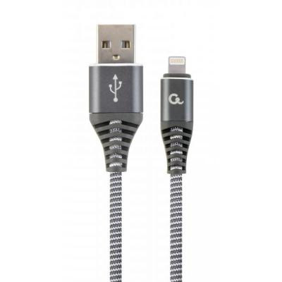 Дата кабель USB 2.0 AM to Lightning 2.0m Cablexpert (CC-USB2B-AMLM-2M-BW2) Вінниця - фото 1