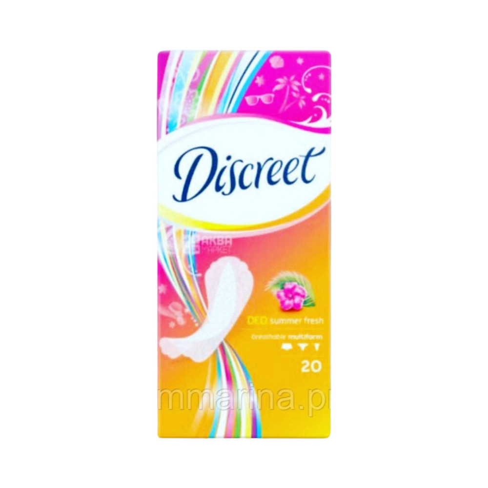 Discreet Multiform Deo Summer Fresh Single, 20 шт, Щоденні прокладки, ароматизовані Виноградов - изображение 2