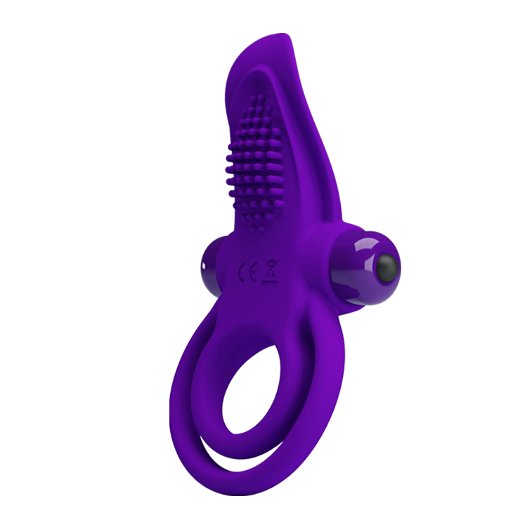 Ерекційне кільце - Pretty Love Vibrant Penis Ring Purple Sex Aura Київ - фото 9