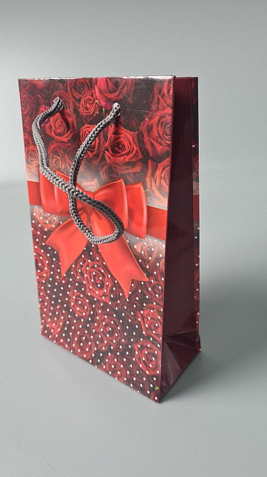 Пакет паперовий подарунковий малий 11/18/5 (арт М011) (12 шт.) Харків - фото 1