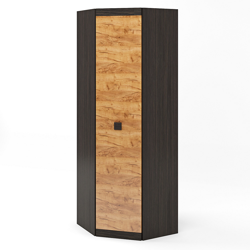 Шкаф угловой Эверест Соната-700 венге темный + дуб крафт золотой (DTM-2315) Львов - изображение 1