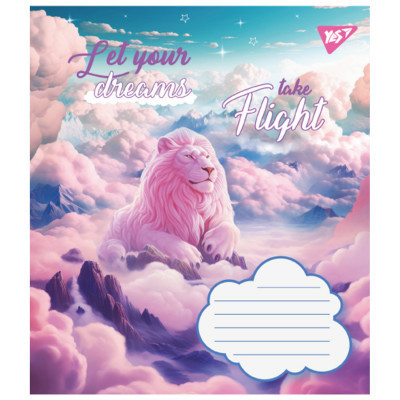Зошит Yes Let your dreams 12 аркушів лінія (766947) Вінниця - фото 4