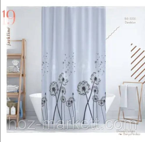 Шторка для душа Тропик одуванчики 240 х 200 см Харьков - изображение 2