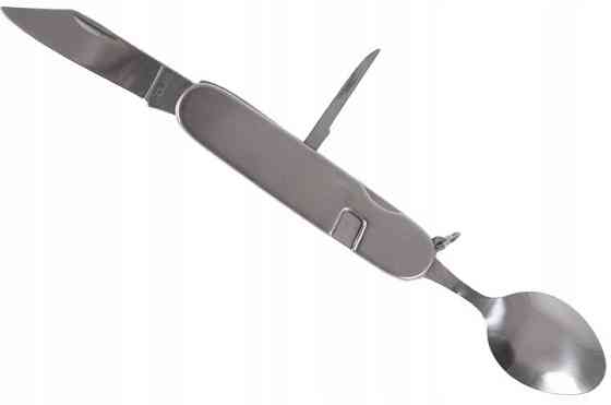 Туристический Набор Столовых приборов 6в1 + чехол Mil-Tec от Sturm (14630000) Нержавеющая сталь Нововолынск