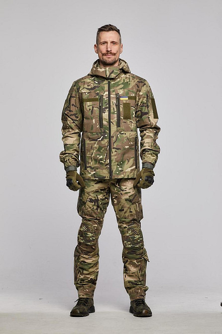 Тактична літня куртка чоловіча мультикам ріп стоп штурмова вітрозахисна куртка весна літо осінь Львів - фото 6