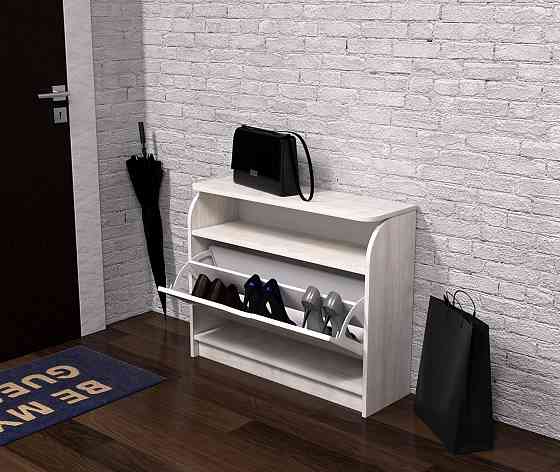 Тумба для обуви №3, Дуб Шамоні Світлий, 800/250/650 Львов