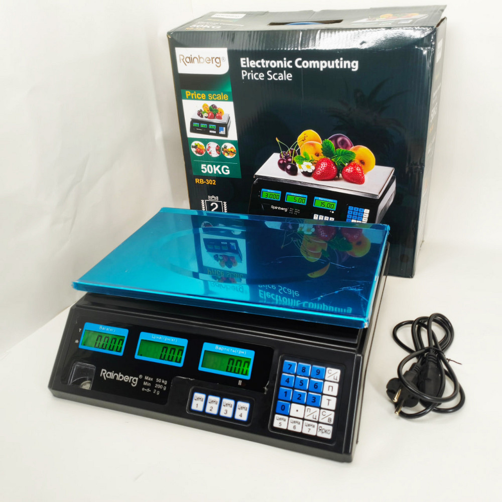 Бытовые электронные весы для магазина, Весы электронные торговые цифровые Компактные для бизнеса BL-99 Львов - изображение 6
