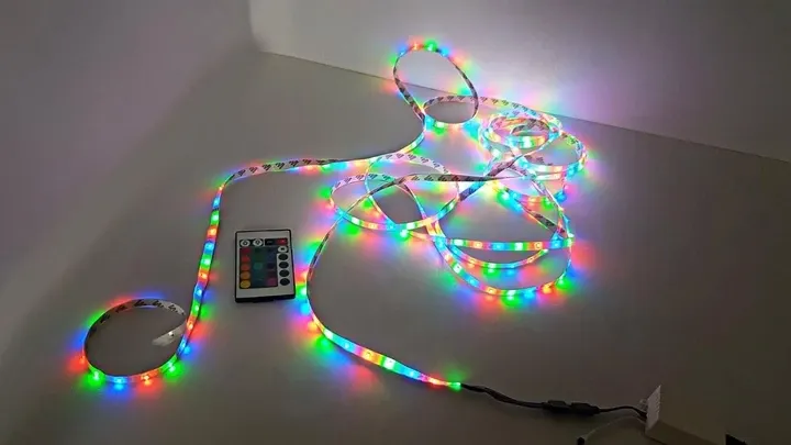 Стрічка SMD 3528 5м RGB Комплект 2033 кольоровий діод Одеса - фото 3