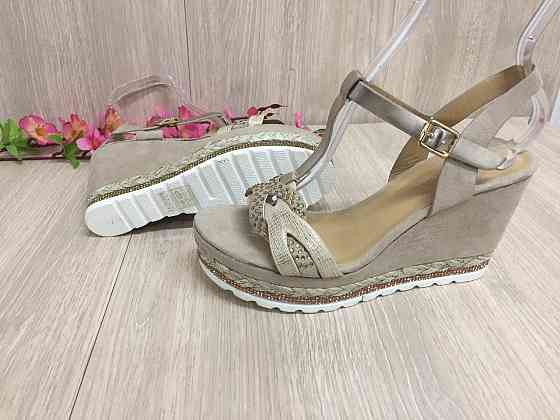 SMALL SWAN БосонІжки жіночі SMALL SWAN бежеві (літо, еко-замша) (940) лише 40р. Коломыя