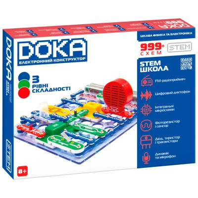Конструктор DOKA електронний Школа 999+ схем (D70708) Вінниця - фото 1