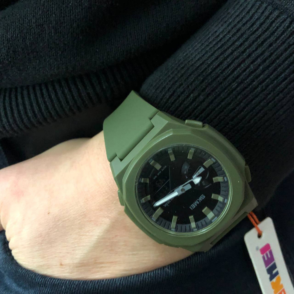 Годинники спортивні спорт SKMEI 2091AGBK, Оригінальний чоловічий годинник, Брендові VI-728 чоловічі годинники Київ - фото 6