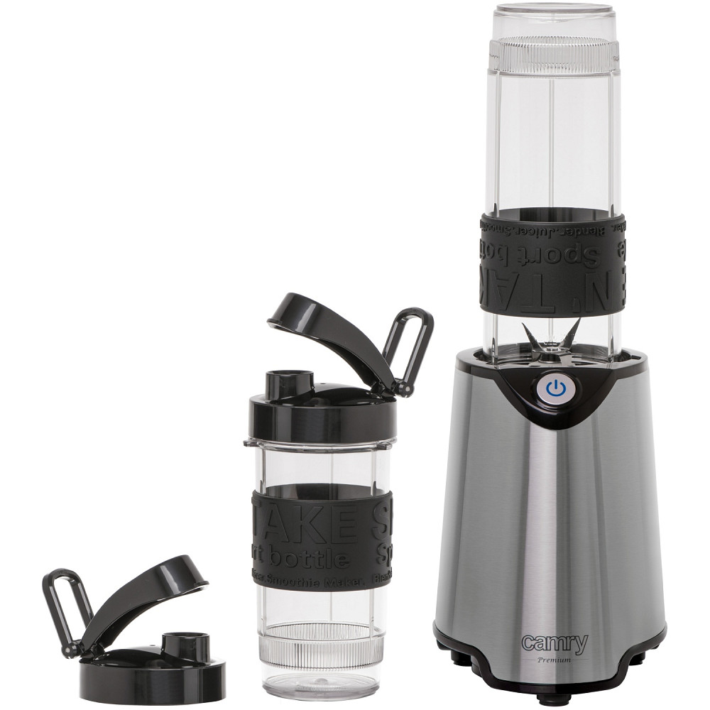 Фітнес-блендер Camry CR 4069 inox 500Вт/ 1 швидк./ 2 скляні пляшки 570 мл, 400 мл Вінниця - фото 4