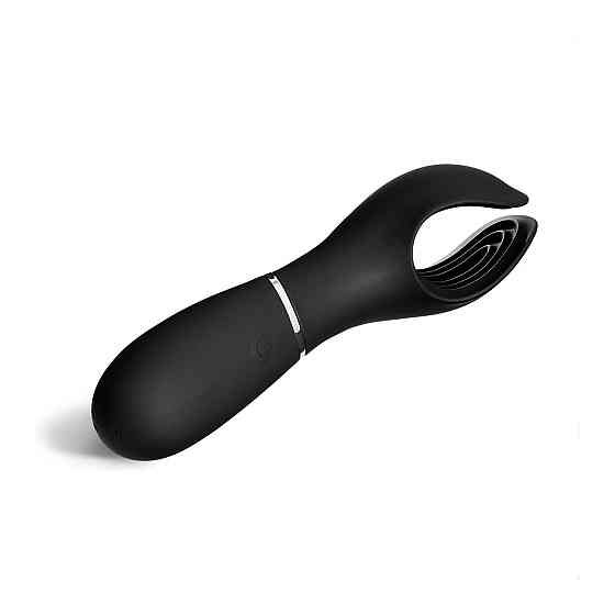 Чоловічий мастурбатор з вібрацією Vibrating Stimulator, чорний, So Divine (Велика Британія) Sex Aura Київ