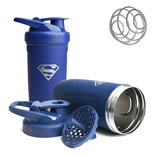 Шейкер спортивный для води и спортивного питания SmartShake Reforce 900ml DC Superman Киев - изображение 1