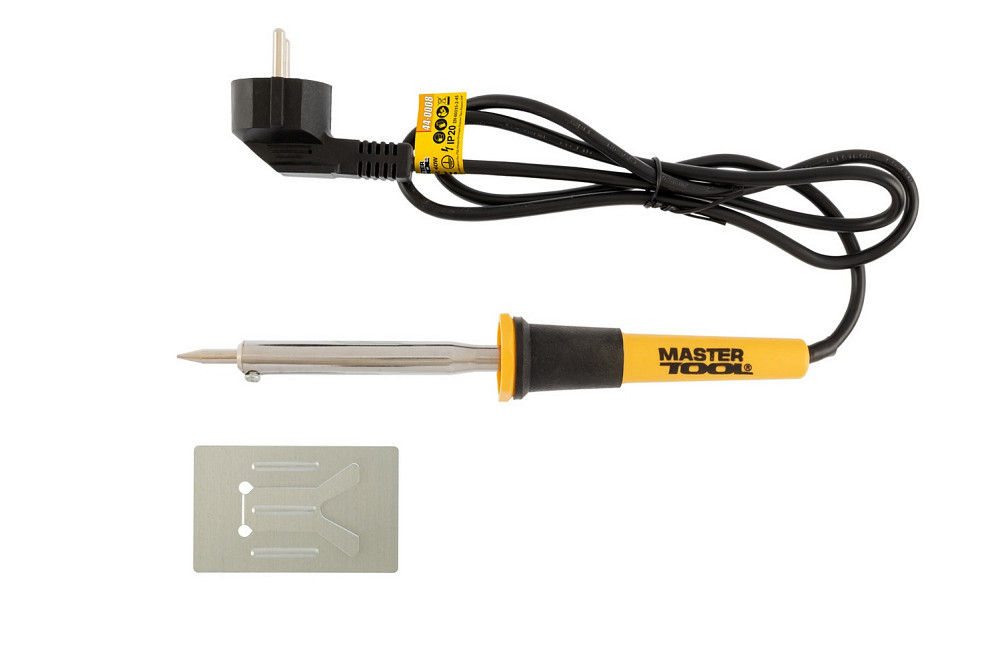 Паяльник електричний MASTERTOOL 60 Вт 220V/50Hz 350°С 44-0008 Коломия - фото 2