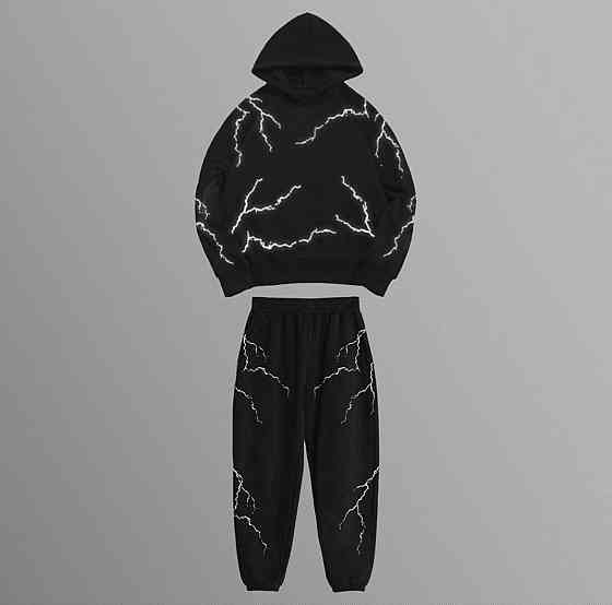 Спортивний костюм з блискавками | Костюм с молниями Белый, XXL Черновцы