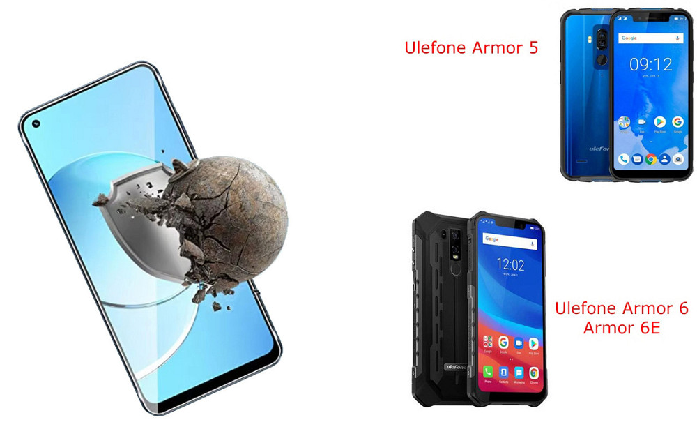 Защитное стекло DefenzoGlass для Ulefone Armor 5, Armor 6, Armor 6E – двойная прочность Киев - изображение 2