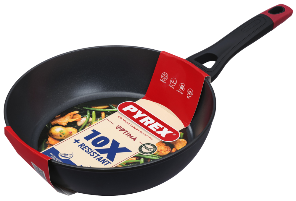 Сковорода Pyrex Optima 28 см, глибока (7120925) Київ - фото 3