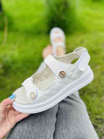 No brend Босоніжки жіночі 424/1 білі (літо, шкіра натуральна) (5044) 40 Коломия