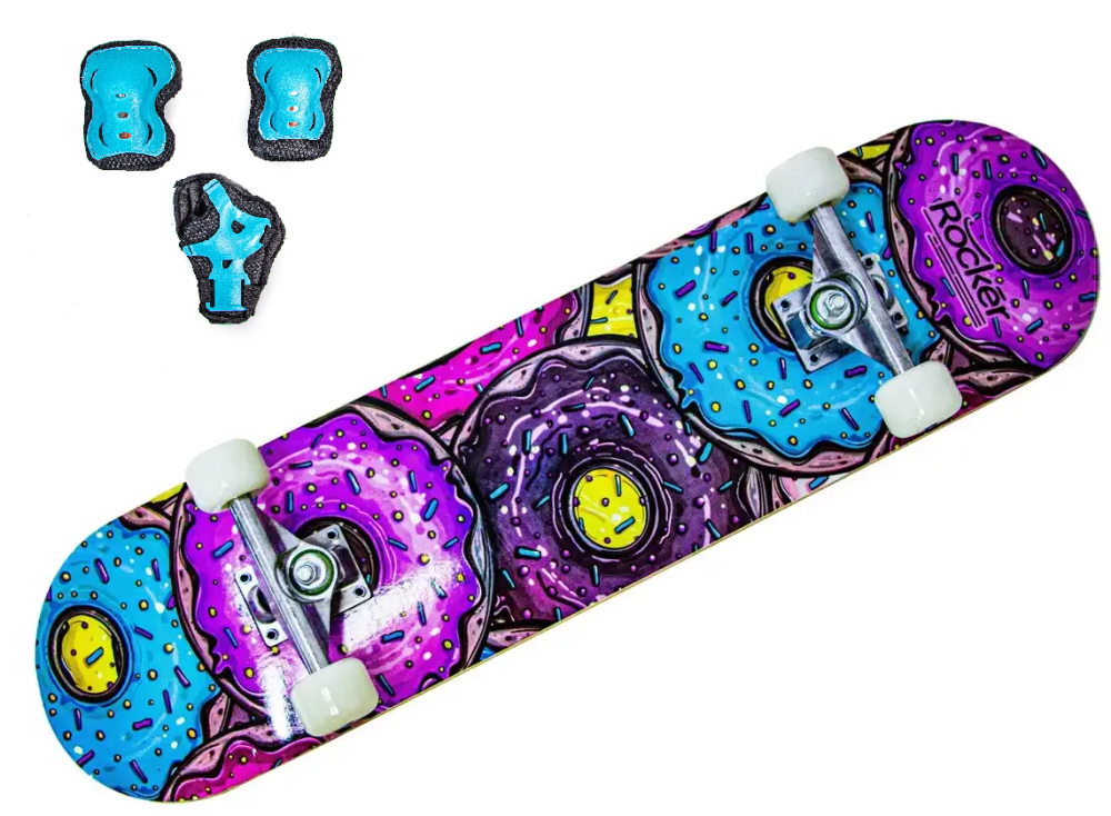 Скейт "Rocker" с защитой в комплекте. Нагрузка до 85 кг Одесса - изображение 1