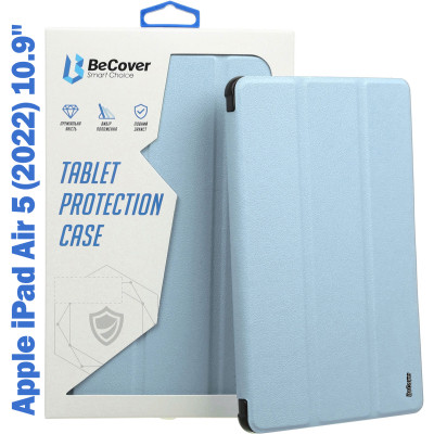 Чохол до планшета BeCover Tri Fold Soft TPU Silicone Apple iPad Air 5 (2022) 10.9&quot; Light Blue (708510) Вінниця - фото 1