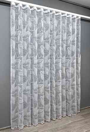 Тюль VR-Textil 1594т Жакард Білий 250х225 см (42-0848) Київ