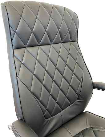 Офисное кресло руководителя Tehforward Apollon хром Anyfix Черный Киев