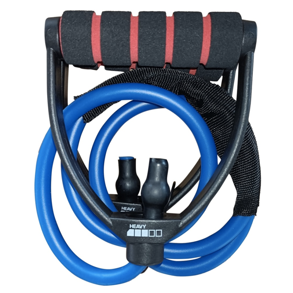 Еспандер трубчастий з ручками York Heavy, синій Киев - изображение 2