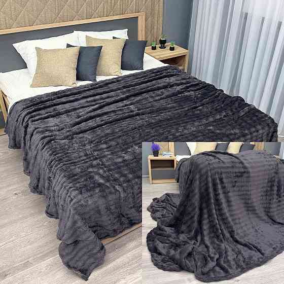 Плед-покривало 200х230 см (+-5см) Soft Night Графітовий (87-133) Київ